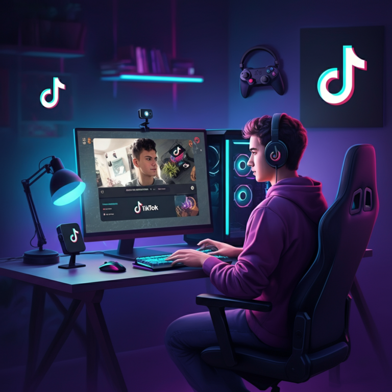 how to stream gameplay on tiktok